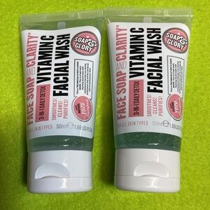 Soap & Glory Face Soap Clarity Vitamin C Facial Wash - Pink and Green